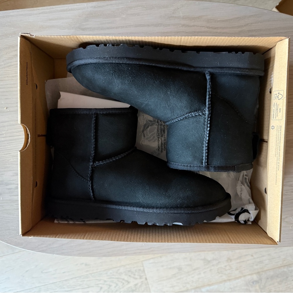 UGG Classic Mini II Black Boots